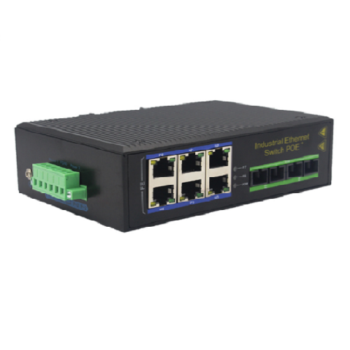 6-port 10/100Base-TX +2-Port 100Base-FX Industrial Ethernet Switch