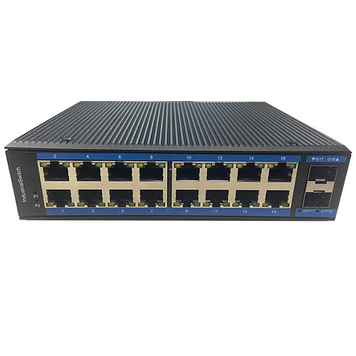 16-port 10/100/1000Base-TX+2G SFP Industrial Etherent Switch